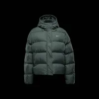 Nike Sportswear Metro Puffer женская Therma-FIT Loose Hooded Куртка цвет зеленый