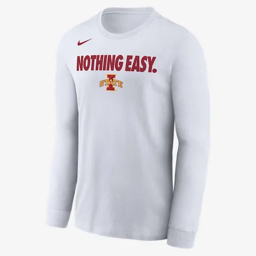 Iowa State чоловічі Nike College Long-Sleeve футболка колір білий
