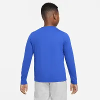 Nike Dri-FIT Multi+ Big дитячі (для хлопчиків) Long-Sleeve Top блакитний