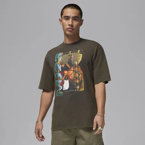 Nike Jordan мужские Short-Sleeve футболка цвет черный