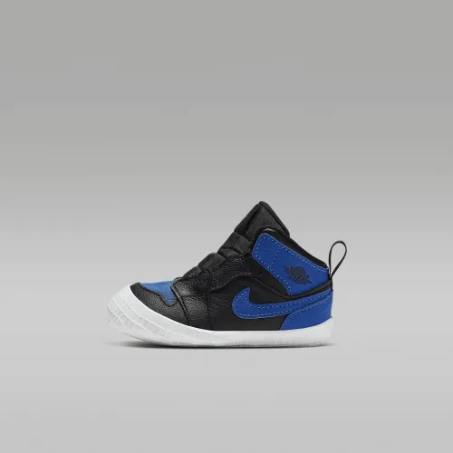 Nike Jordan 1 Baby Crib Bootie колір чорний