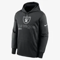 Las Vegas Raiders Men’s Nike Therma NFL Pullover Толстовка с капюшоном цвет черный
