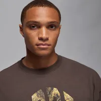 Nike Jordan Brooklyn чоловічі French Terry Realtree Crew-Neck світшот колір коричневий