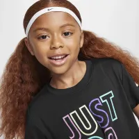 Nike Dri-FIT Femme Pop Little детские футболка and Tempo шорты набор цвет черный
