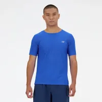 Футболка New Balance MT41281BUL - Голубая