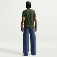 Nike Sportswear Club Fleece женская Mid-Rise Wide-Leg Sweatpants синий