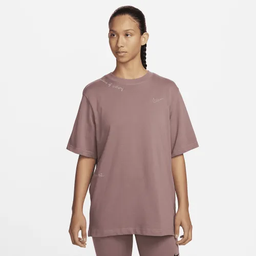Nike Sportswear Essential женская футболка цвет фиолетовый