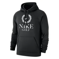 Nike для гольфу Club Fleece чоловічі Pullover Толстовка з капюшоном колір чорний
