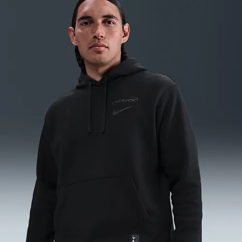 Tottenham Hotspur Club чоловічі Nike Soccer Pullover Толстовка з капюшоном колір чорний