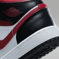 Nike Jordan 1 Mid Big Kids' обовь Black