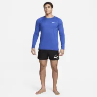Nike Essential мужские Long-Sleeve Hydroguard Swim Shirt синий