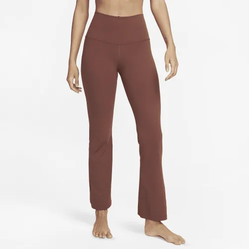 Nike Yoga Dri-FIT Luxe женская Flaцвет красный Pants цвет коричневый