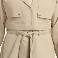 Nike Serena Williams Design Crew женская Trench Coat цвет коричневый
