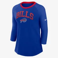 Buffalo Bills жіноча Nike NFL 3/4-Sleeve футболка блакитний
