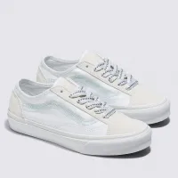 Кросівки Vans Old Skool Tapeколір червоний Embroidery VN0005UGW001 - Білі