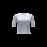 Nike Zenvy Rib женская Dri-FIT Short-Sleeve Top цвет белый