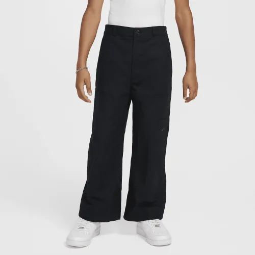 Nike Sportswear Metro Ground Big детские Carpenter Pants цвет черный