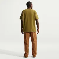 Nike Sportswear Premium Essentials мужские футболка цвет коричневый