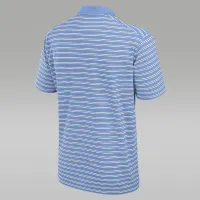 North Carolina Tar Heels Primetime Victory Striped мужские Nike Dri-FIT College Polo синий