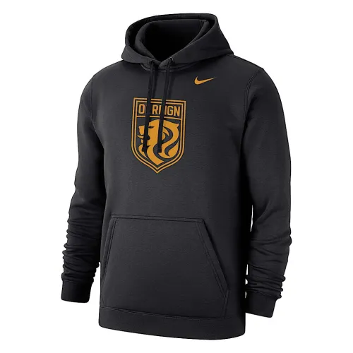 OL Reign Club Fleece чоловічі Nike Soccer Толстовка з капюшоном колір чорний