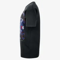 Philadelphia 76ers Courtside мужские Nike NBA Max90 футболка цвет черный