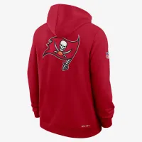 Tampa Bay Buccaneers Utility Player Sideline чоловічі Nike Dri-FIT NFL Full-Zip Толстовка з капюшоном колір червоний