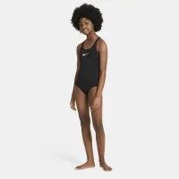 Nike Essential Big дитячі (Girls') Racerback 1-Piece Swimsuit колір чорний