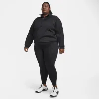 Nike Dri-FIT Prima жіноча 1/2-Zip тренувальні Top (великі розміри) колір чорний