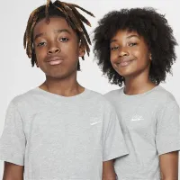Nike Sportswear Big детские футболка цвет серый