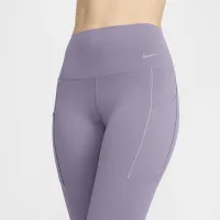 Nike Universa жіноча Medium-Support З високою талією 7/8 лосіни з кишенямиколір фіолетовий