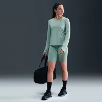 Nike One Classic женская Dri-FIT Long-Sleeve Top цвет зеленый