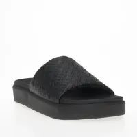 Шлёпанцы Tommy Hilfiger Monogram Pool FW0FW07855-BDS - Черные