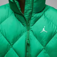 Nike Jordan Brooklyn жіноча Therma-FIT Quilted Puffer Vest колір зелений