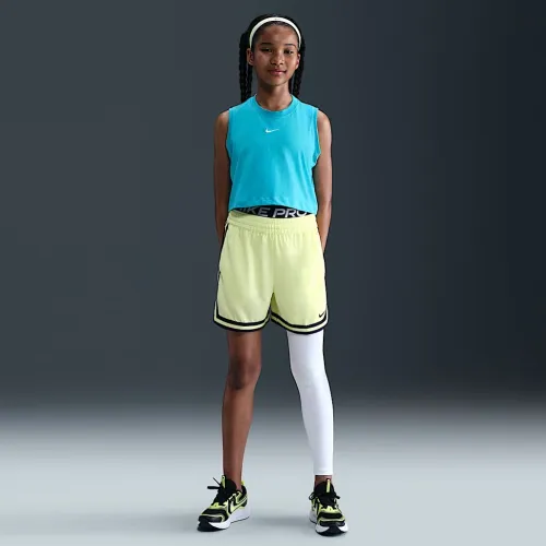 Nike Pro Big дитячі (Girls') Mid-Rise Single-Leg лосіни колір білий
