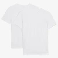 Nike Dri-FIT Essential хлопковыеStretch мужские Slim Fit Crew Neck Undershirt (2 пары) цвет белый