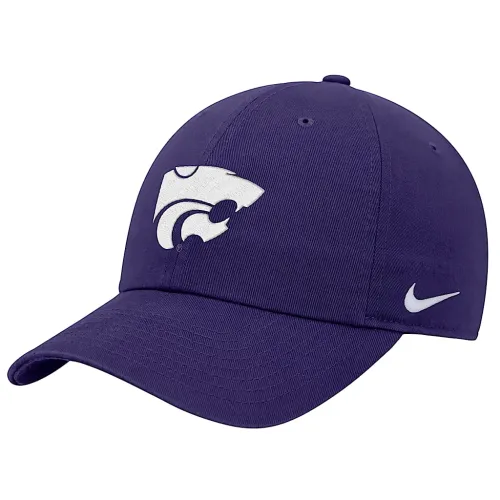 Kansas State Club чоловічі Nike College Cap колір фіолетовий