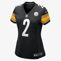 Justin Fields Pittsburgh Steelers Women’s Nike NFL Game Jersey цвет черный