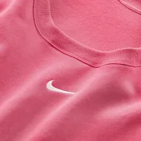 Nike Sportswear Phoenix Fleece женская оверсайз Crew-Neck свитшот (большие размеры) Pink