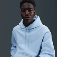 Nike Solo Swoosh мужские Pullover Толстовка с капюшоном синий