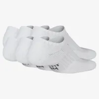 Nike Performance Cushioned No-Show дитячі тренувальні шкарпетки (6 Pair) колір білий