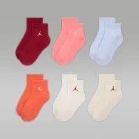 Nike Jordan Everyday Essentials Big детские Ankle носки (6 пары) многоцветный