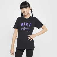 Nike Big дитячі (Girls') Cheer футболка колір чорний