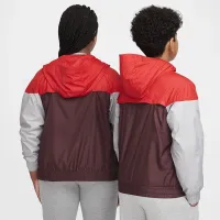 Nike Sportswear Windrunner Big детские Hooded Repel Куртка (Extended Size) цвет красный