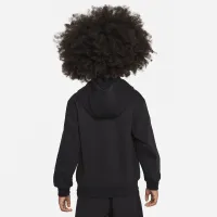 Nike Sportswear Club Fleece Little детские Pullover Толстовка с капюшоном цвет черный