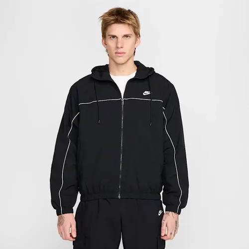 Nike Club чоловічі Hooded Куртка колір чорний