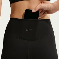 Nike Zenvy жіноча З високою талією 7/8 лосіни with No Front Seam колір чорний