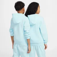 Nike Sportswear Club Fleece Big дитячі Pullover Толстовка з капюшоном блакитний