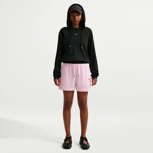 Nike Sportswear Chill Knit женская С высокой Талией Lightweight шорты Pink