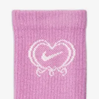 Nike Everyday Plus Cushioned Crew носки (1 пара) цвет фиолетовый