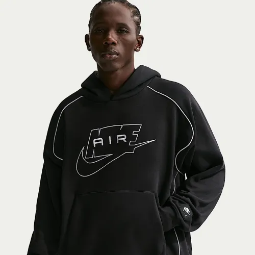 Nike Air чоловічі Fleece Pullover Толстовка з капюшоном колір чорний